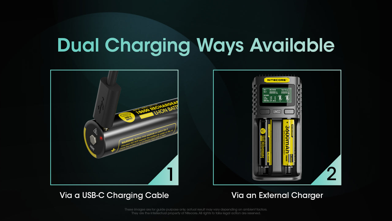 Nitecore Battery 18650 NL1836R (3600mAh, 3.6V, 6A)