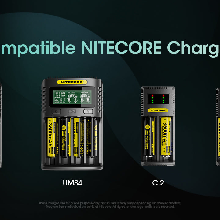 Nitecore Battery 18650 NL1836R (3600mAh, 3.6V, 6A)