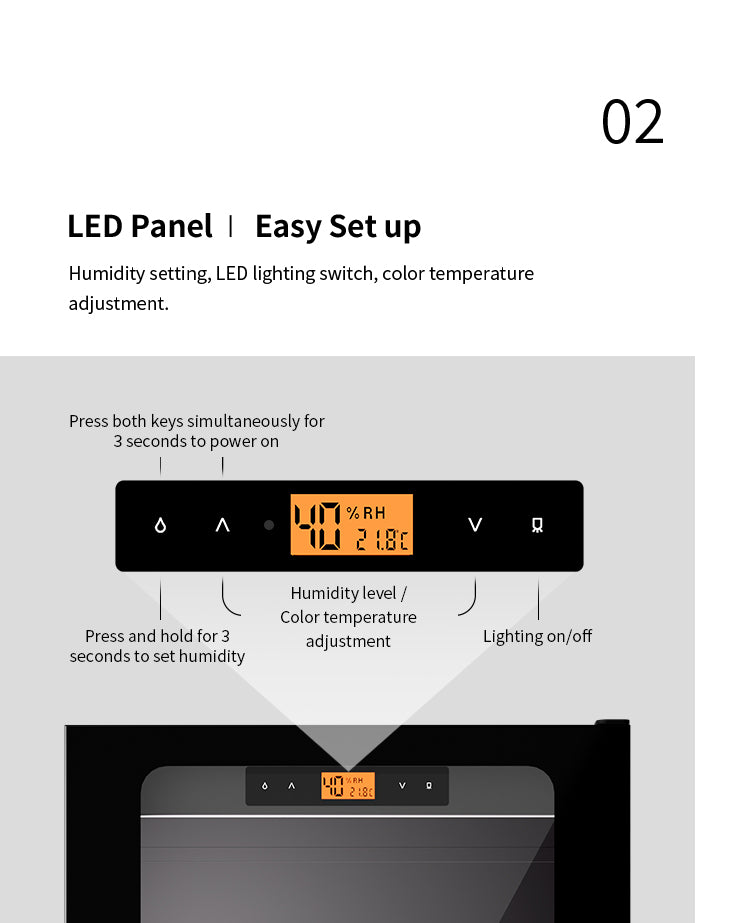 Lenthem 105L Dry Cabinet Box (DT-105D Black/ DTW-105D White)