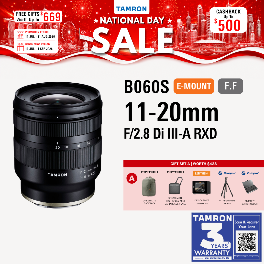B060S | Tamron 11-20mm F/2.8 Di III-A RXD (APS-C Mirrorless) for SONY E