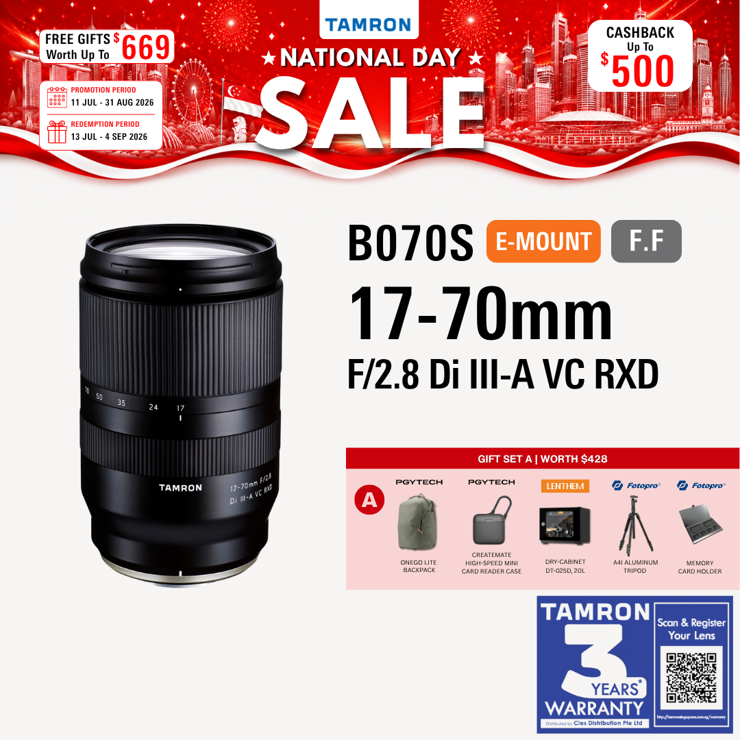 B070S | Tamron 17-70mm F/2.8 Di III-A VC RXD (APS-C Mirrorless) for SONY E