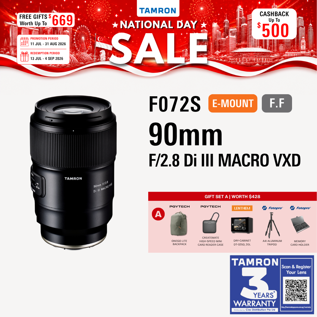 F072S | Tamron 90mm F/2.8 DI III VXD Macro for SONY E