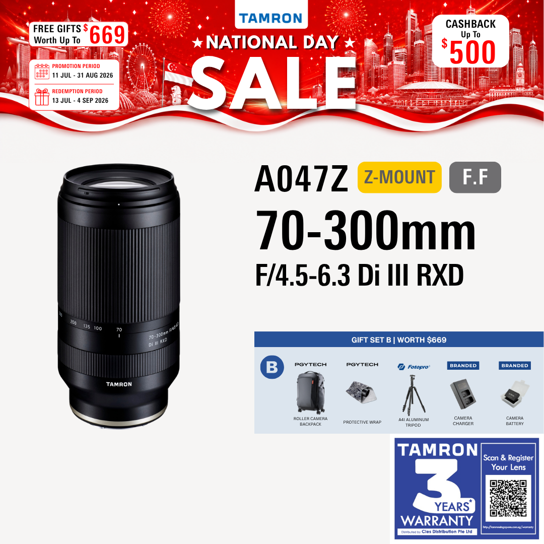 A047Z | Tamron 70-300mm F/4.5-6.3 Di III RXD for Nikon Z