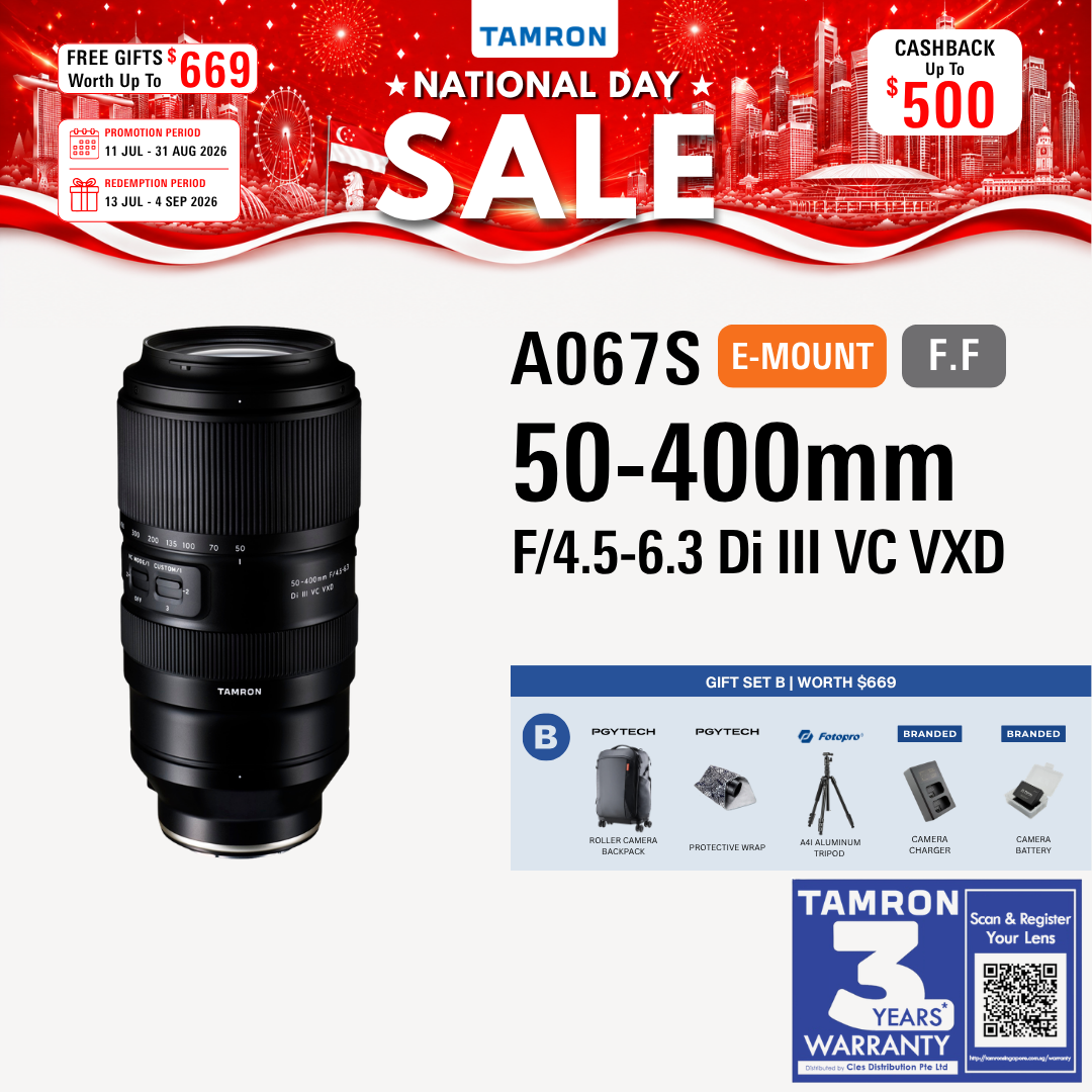 A067S | Tamron 50-400mm F/4.5-6.3 Di III VC VXD for SONY E