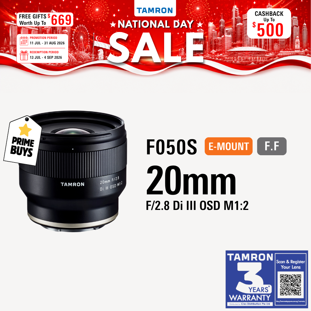 F050SE | Tamron 20mm F/2.8 DI III OSD M1:2 for SONY E