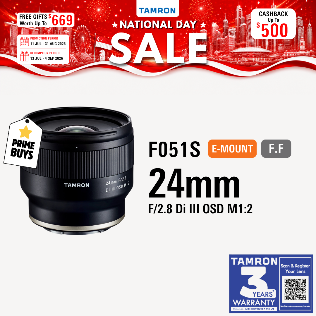 F051SE | Tamron 24mm F/2.8 DI III OSD M1:2 for SONY E