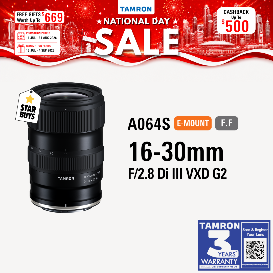 A064S | Tamron 16-30mm F/2.8 Di III VXD G2 w/hood for Sony E