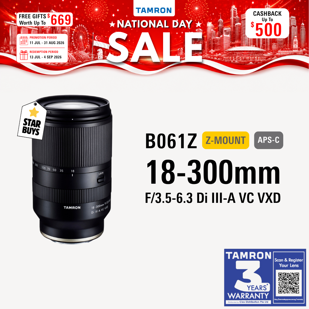 B061Z | Tamron 18-300mm F/3.5-6.3 Di III-A VC VXD for Nikon Z