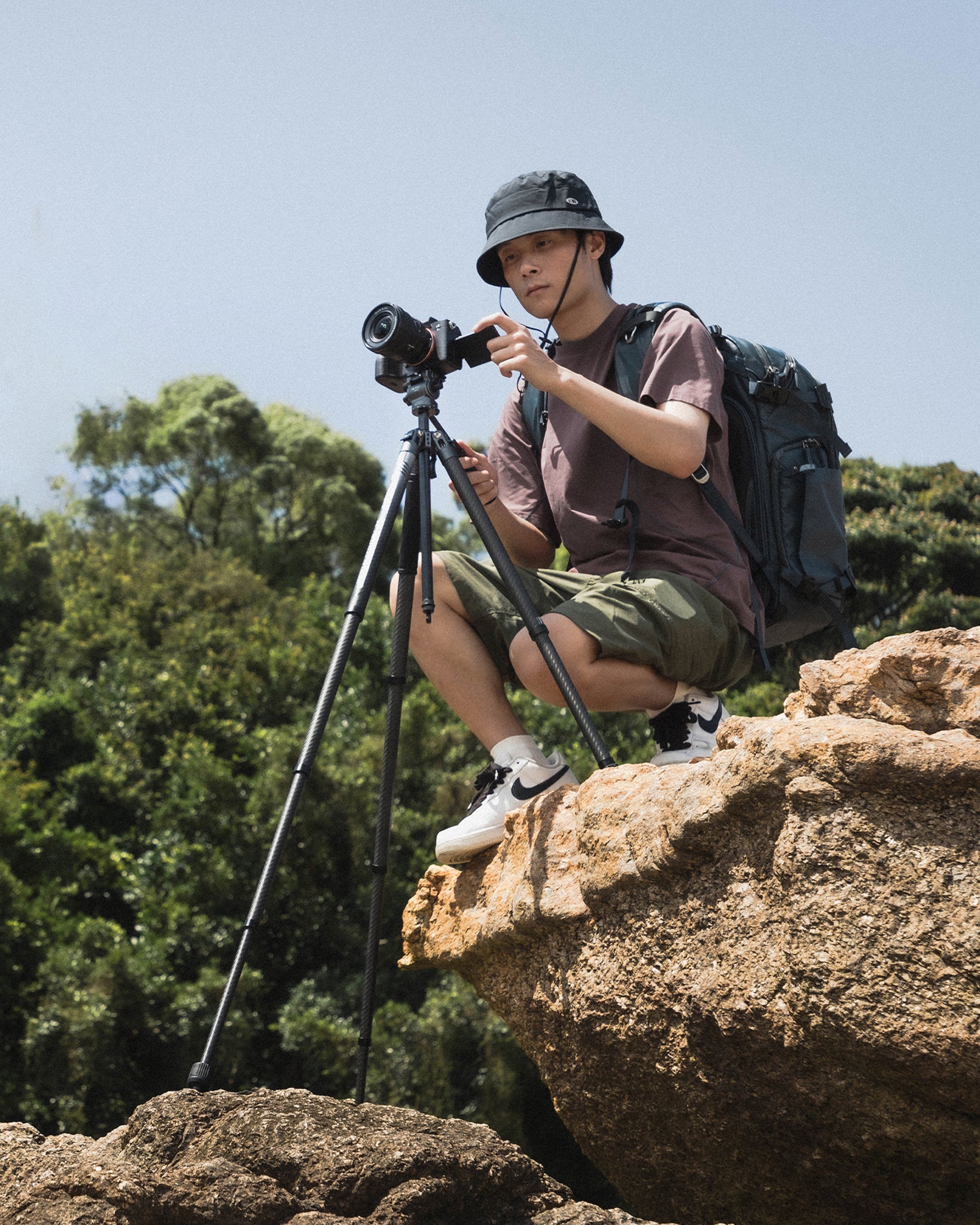 Fotopro X-Aircross 4 Carbon Fibre Tripod (Ball Head or Video Head)