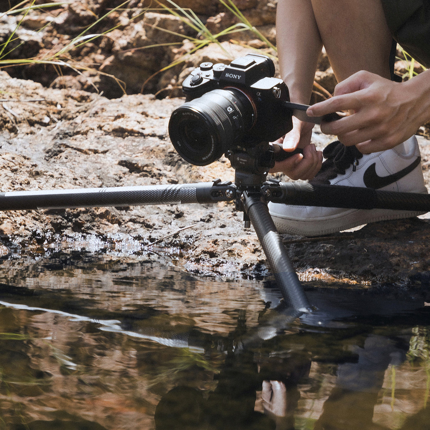 Fotopro X-Aircross 4 Carbon Fibre Tripod (Ball Head or Video Head)