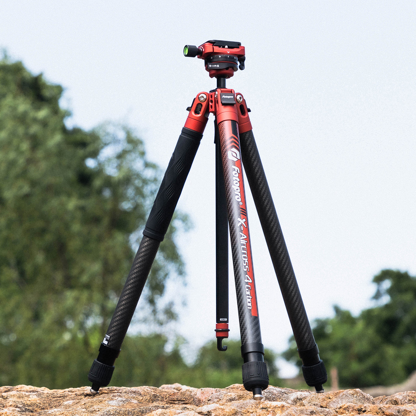 Fotopro X-Aircross 4 Carbon Fibre Tripod (Ball Head or Video Head)