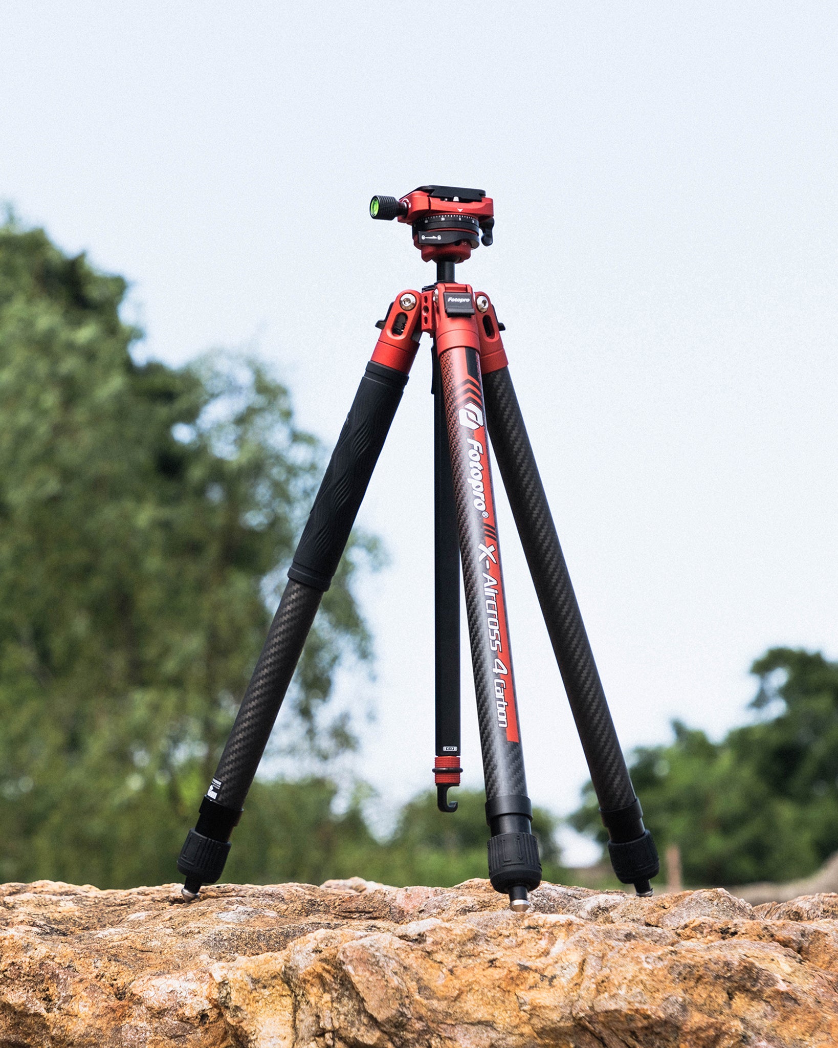 Fotopro X-Aircross 4 Carbon Fibre Tripod (Ball Head or Video Head)