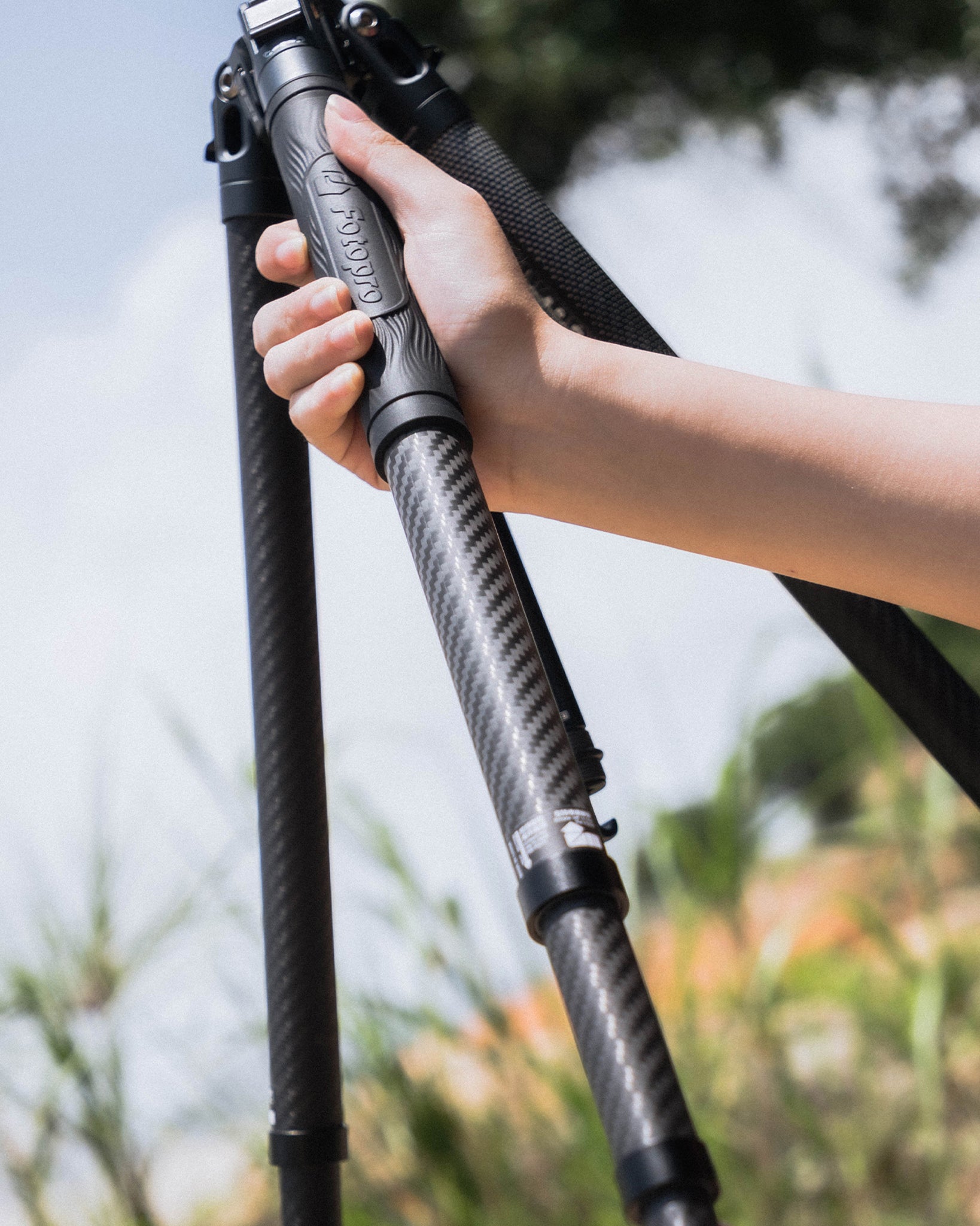 Fotopro X-Aircross 4 Carbon Fibre Tripod (Ball Head or Video Head)