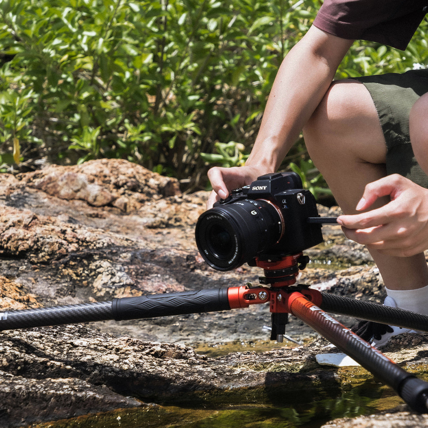 Fotopro X-Aircross 4 Carbon Fibre Tripod (Ball Head or Video Head)