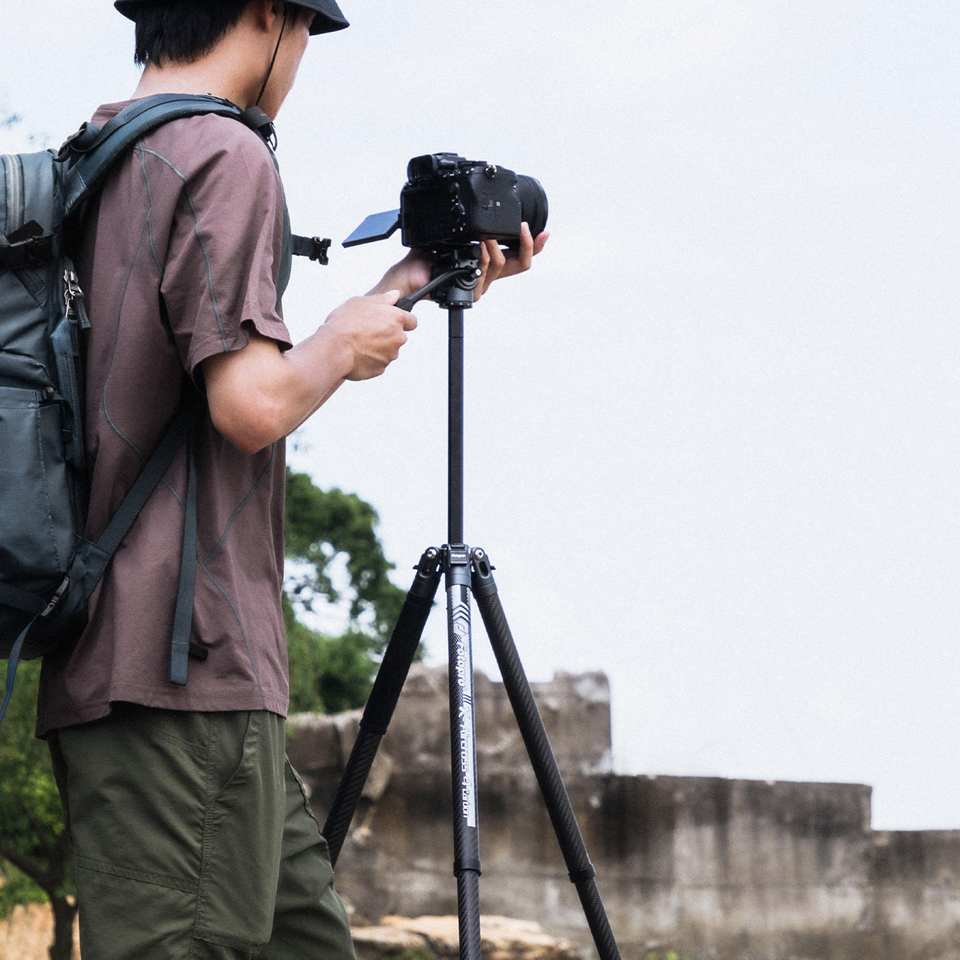 Fotopro X-Aircross 4 Carbon Fibre Tripod (Ball Head or Video Head)