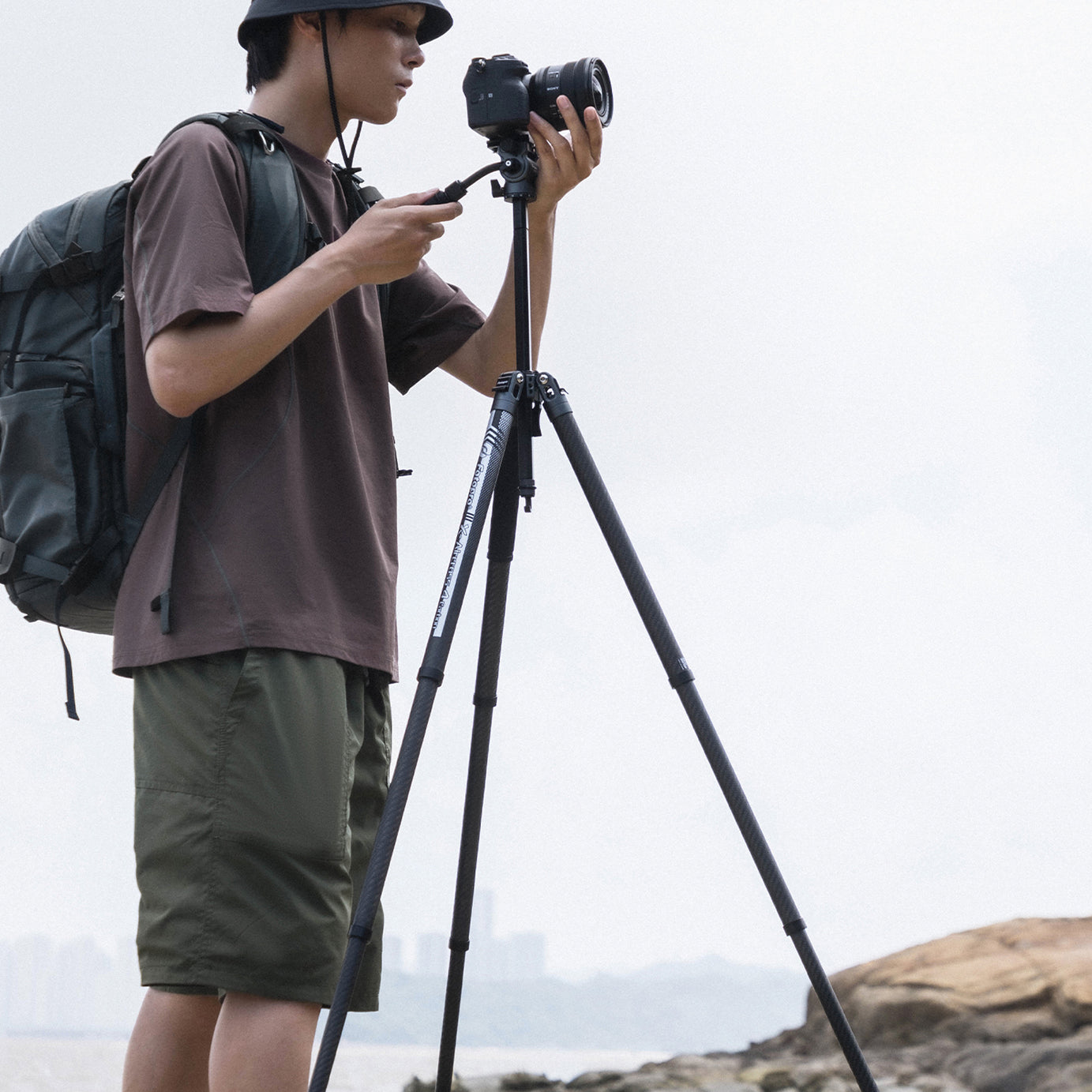Fotopro X-Aircross 4 Carbon Fibre Tripod (Ball Head or Video Head)