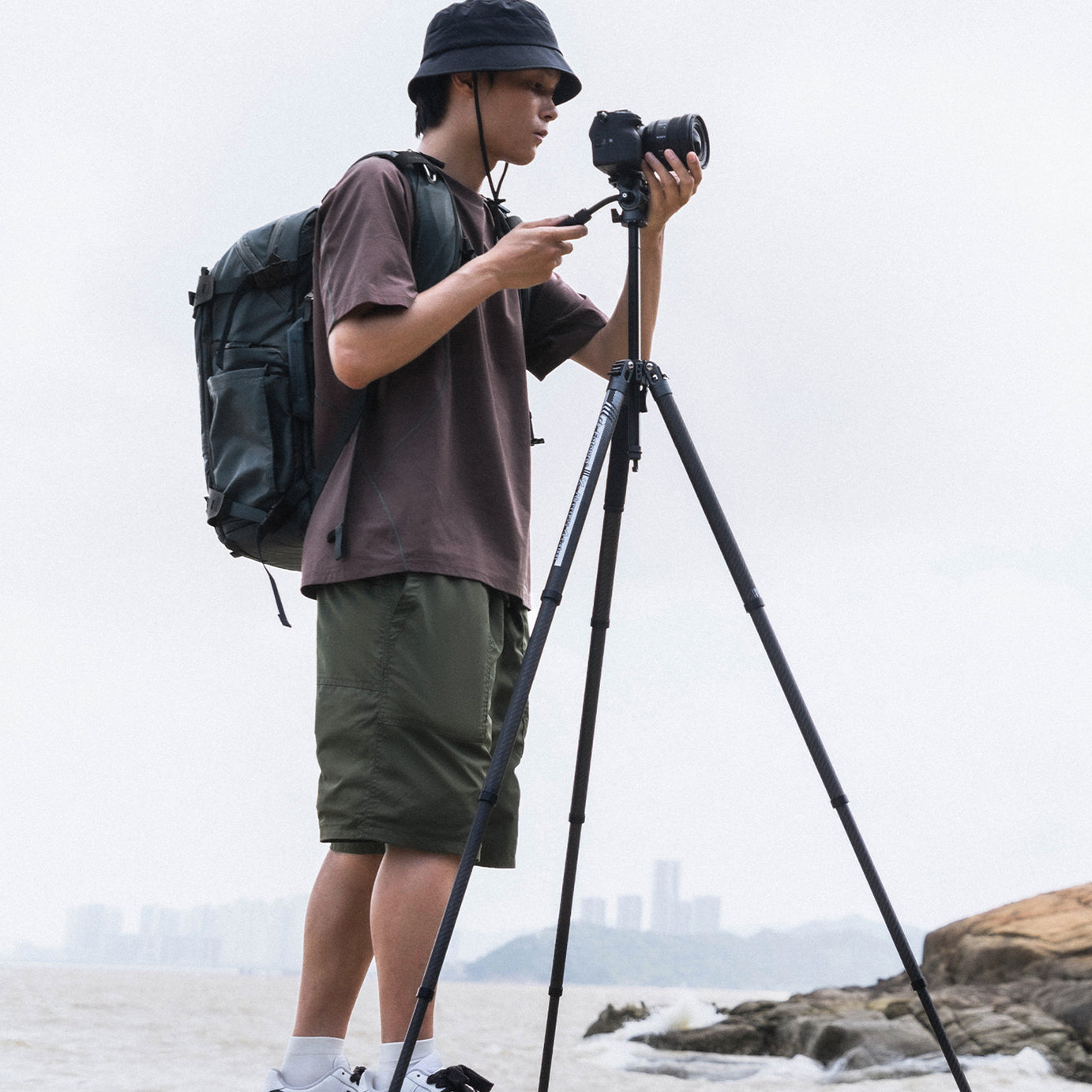 Fotopro X-Aircross 4 Carbon Fibre Tripod (Ball Head or Video Head)
