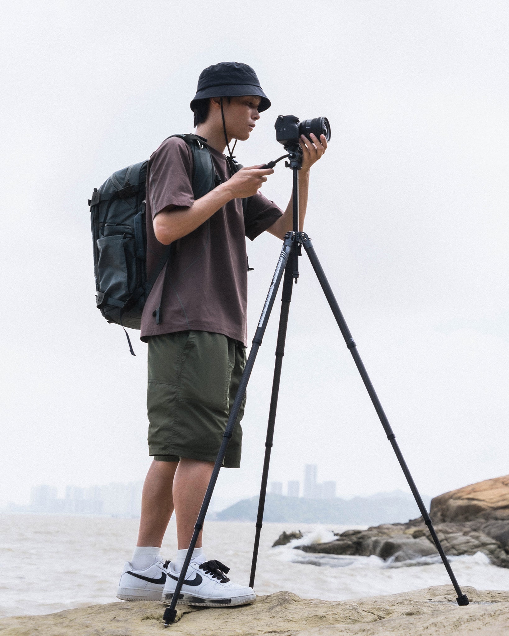Fotopro X-Aircross 4 Carbon Fibre Tripod (Ball Head or Video Head)