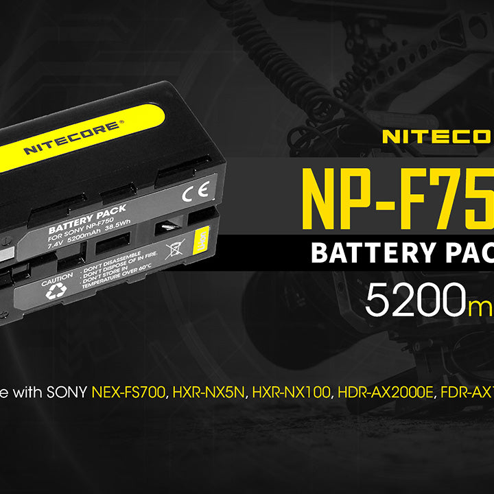NITECORE NP-F970 (7800mAh) Battery Pack for Sony