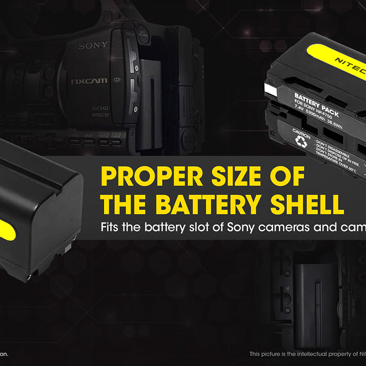 NITECORE NP-F970 (7800mAh) Battery Pack for Sony
