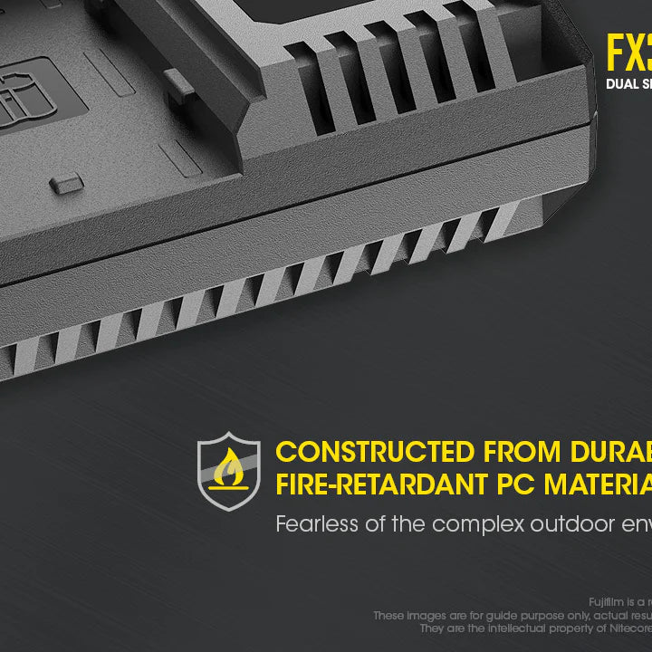 [Clearance Deal] NITECORE FX3 (Fujifilm NP-W235) Dual-Slot Battery Charger