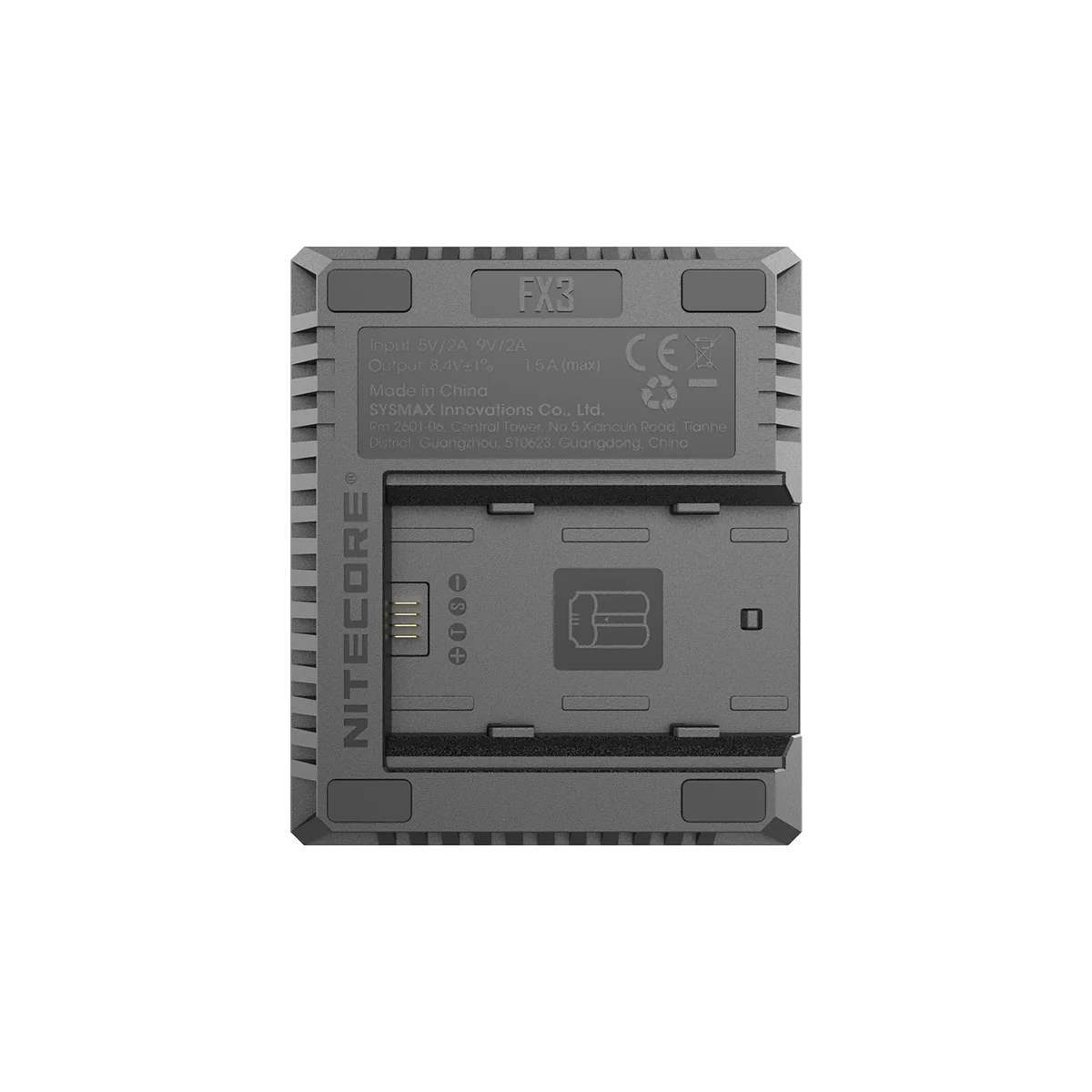 [Clearance Deal] NITECORE FX3 (Fujifilm NP-W235) Dual-Slot Battery Charger