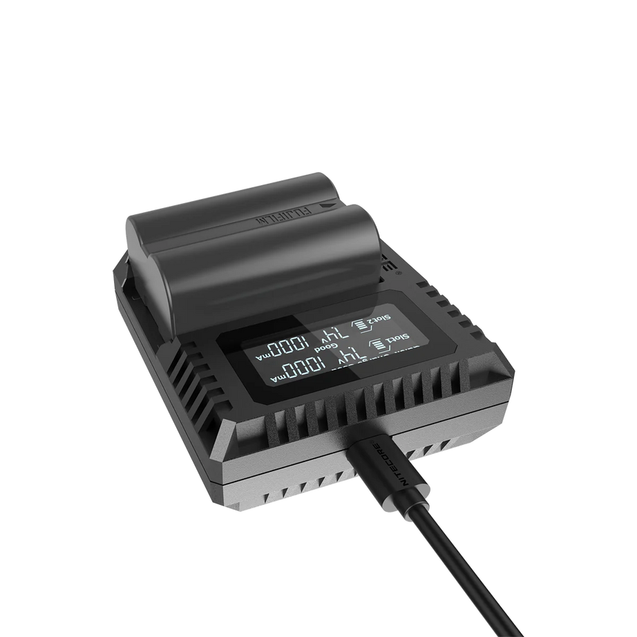 [Clearance Deal] NITECORE FX3 (Fujifilm NP-W235) Dual-Slot Battery Charger