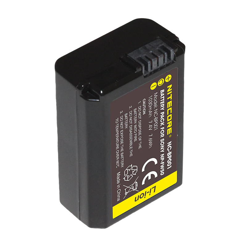 NITECORE NP-FW50 (1030mAh) Battery Pack for Sony (NC-BP001)