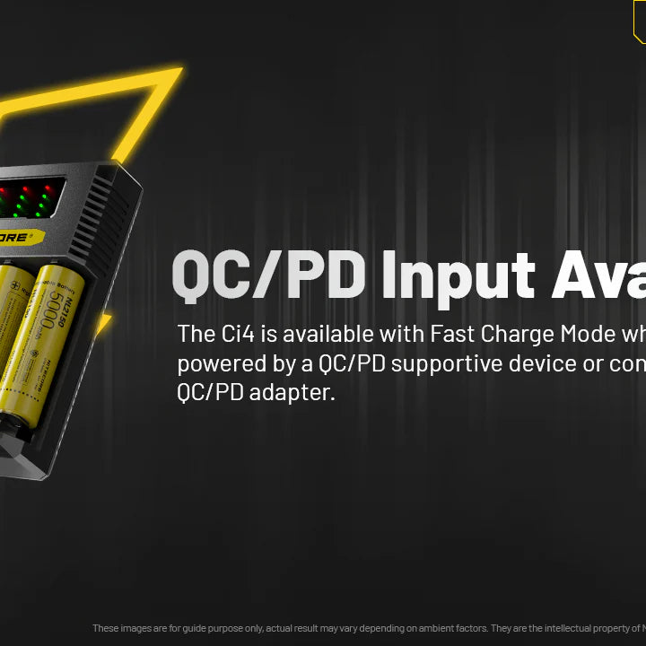 [Clearance Deal] NITECORE Ci4 Charger - 3A