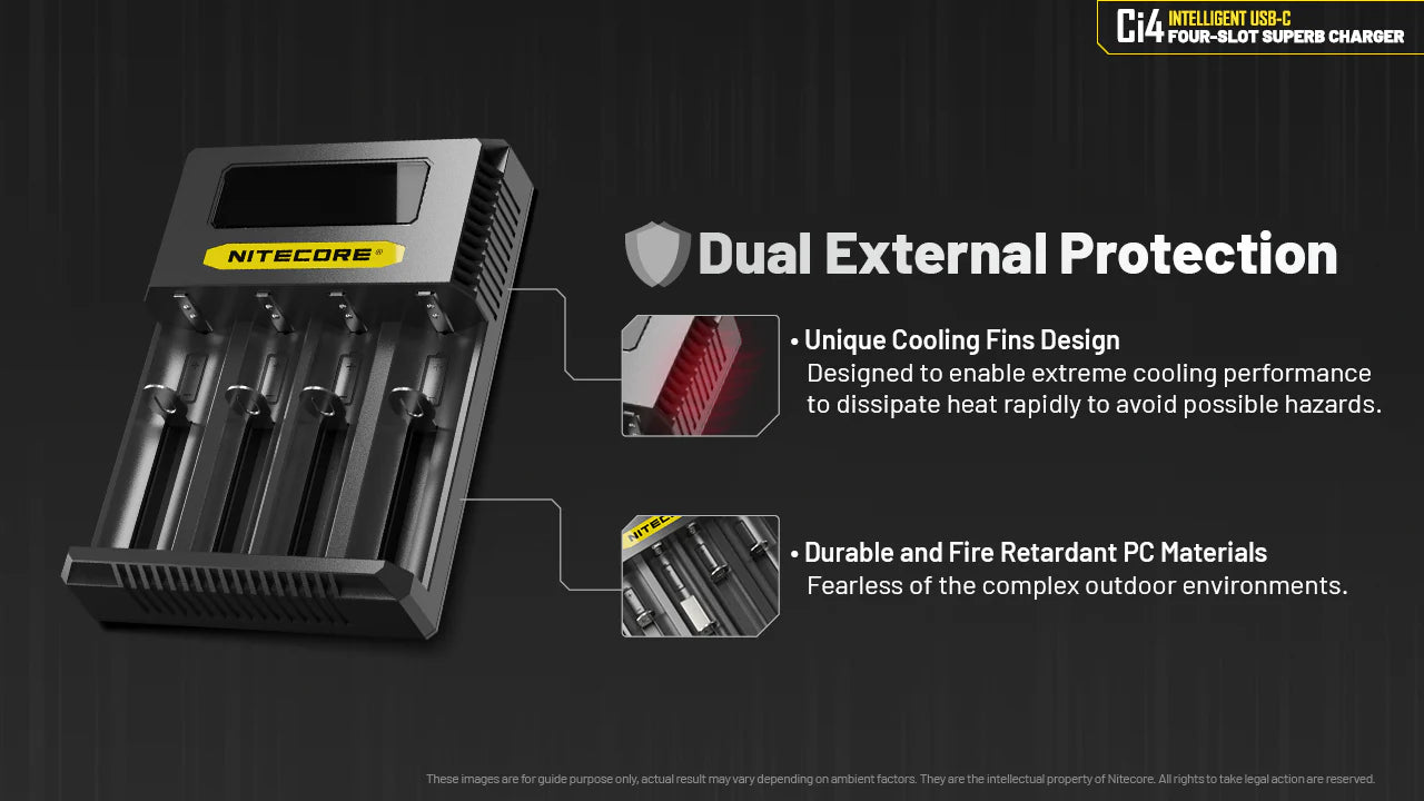 [Clearance Deal] NITECORE Ci4 Charger - 3A