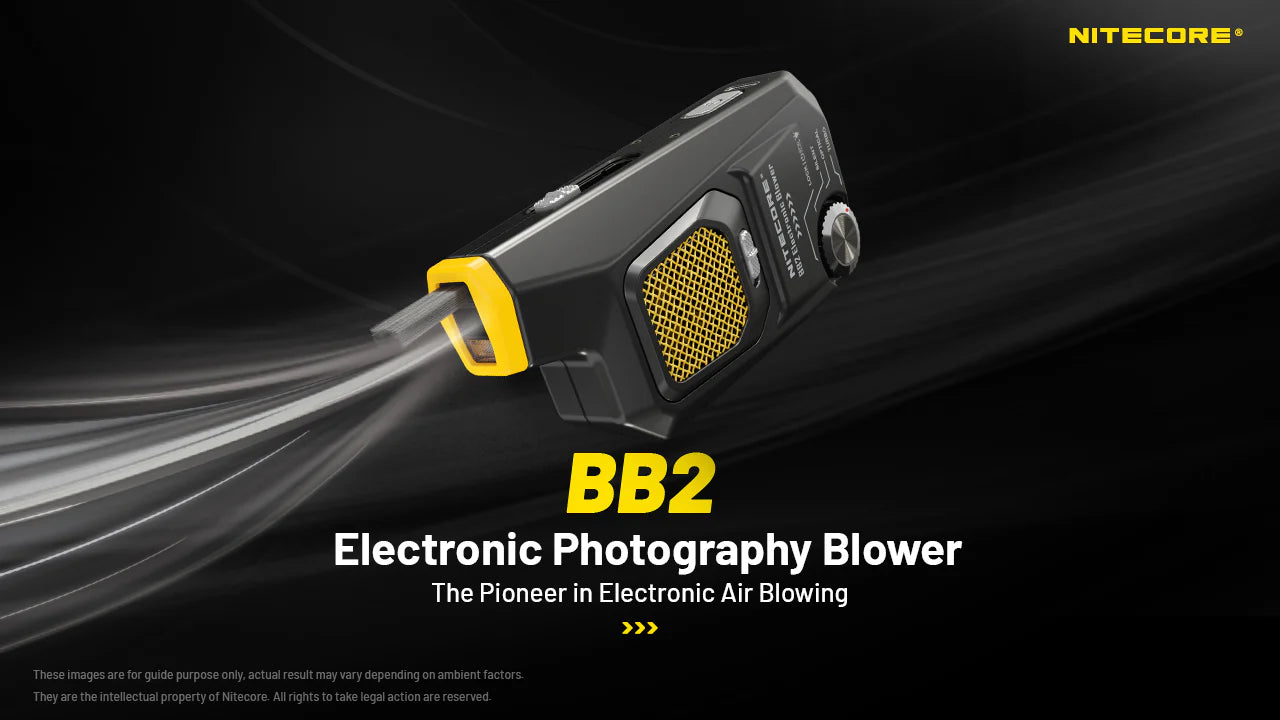 NITECORE BB2 with Multipurpose Cleaning Kit - Electronic Dust Blower (80km/h)