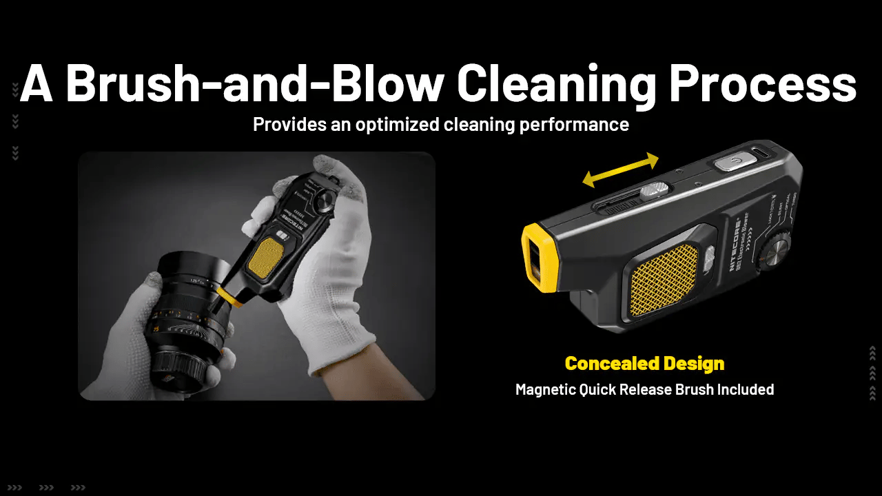 NITECORE BB2 with Multipurpose Cleaning Kit - Electronic Dust Blower (80km/h)