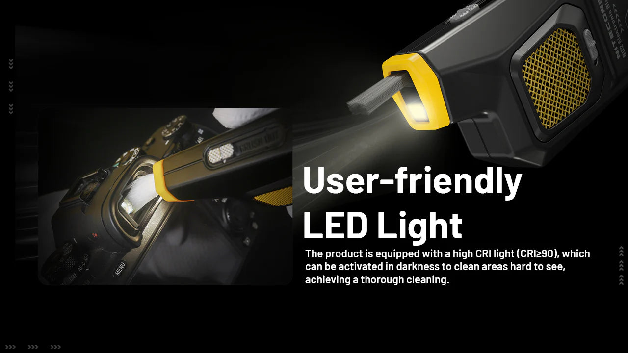 NITECORE BB2 with Multipurpose Cleaning Kit - Electronic Dust Blower (80km/h)