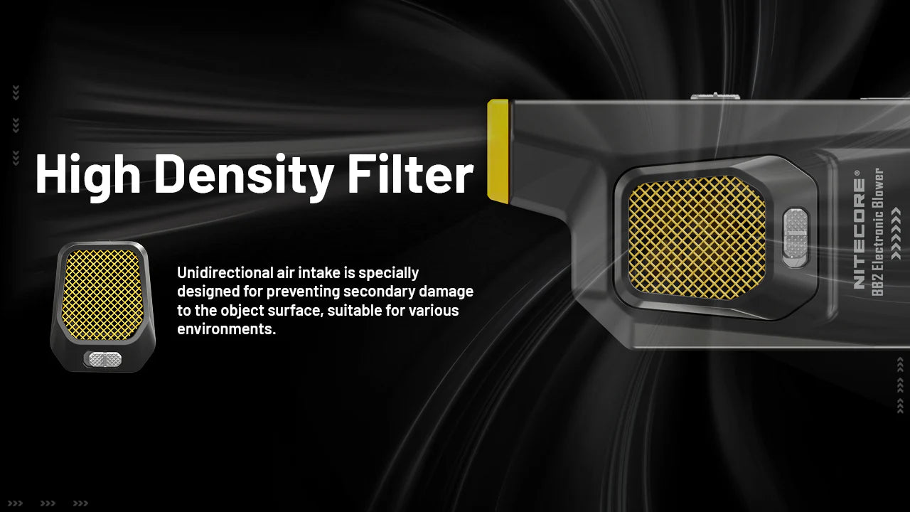 NITECORE BB2 with Multipurpose Cleaning Kit - Electronic Dust Blower (80km/h)