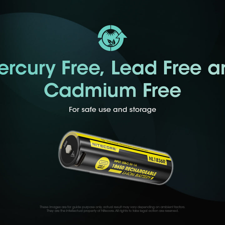 Nitecore Battery 18650 NL1836R (3600mAh, 3.6V, 6A)