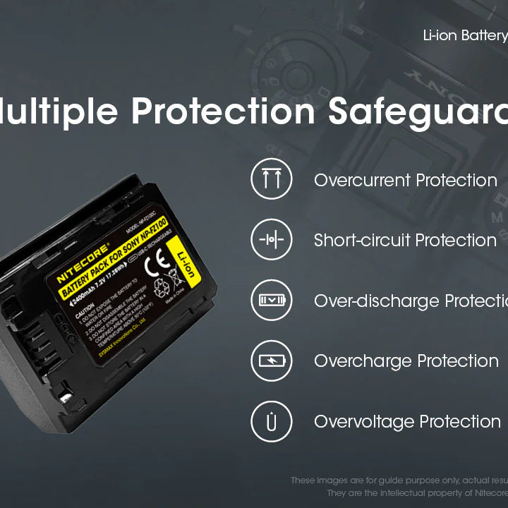 NITECORE NP-FZ100C (2400mAh) Battery Pack for Sony