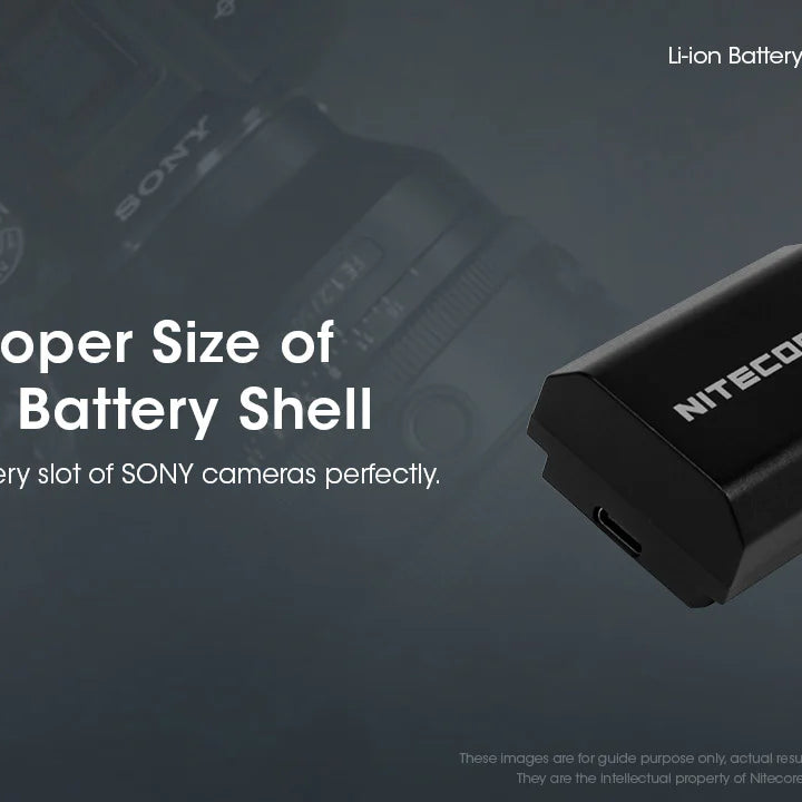 NITECORE NP-FZ100C (2400mAh) Battery Pack for Sony