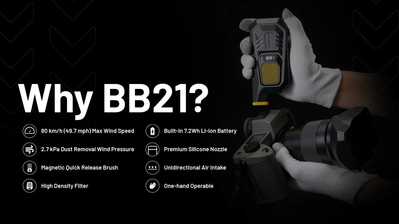 NITECORE BB21 - Electronic Dust Blower (80km/h)