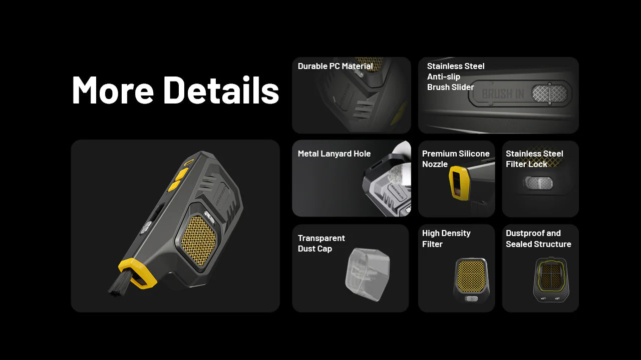 NITECORE BB21 - Electronic Dust Blower (80km/h)
