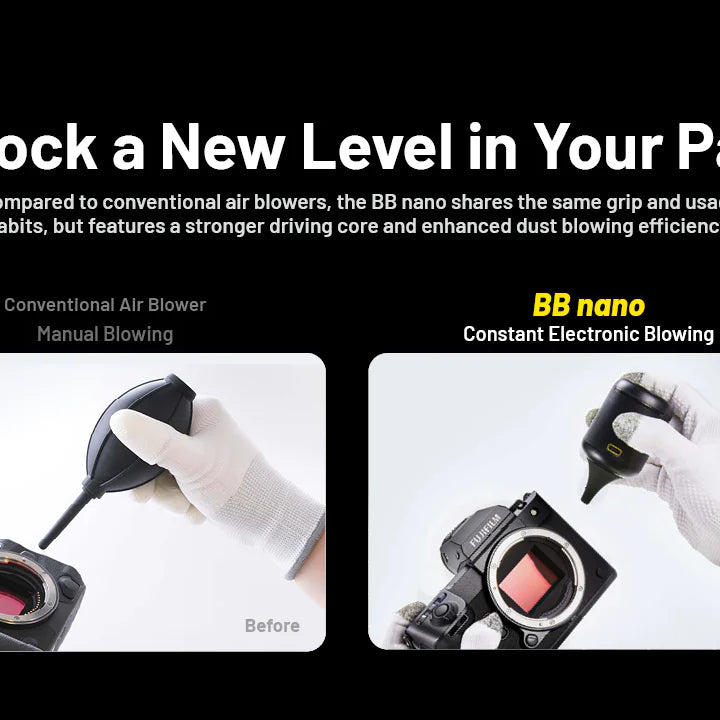 NITECORE BB Nano with Vacuum Extension Kit - Electronic Blower / Vacuum (40km/h)