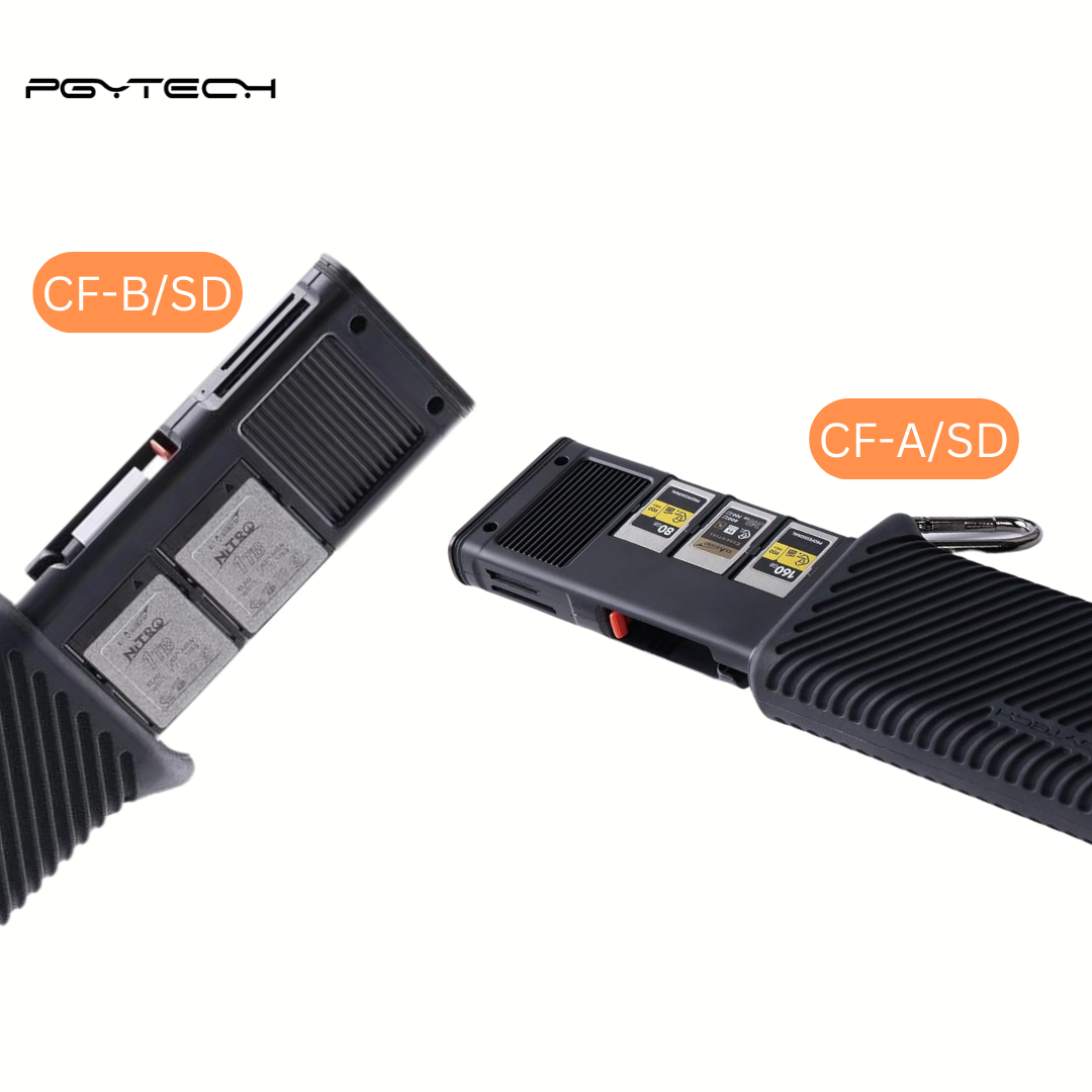 PGYTECH CFexpress CreateMate Card Reader Case [TYPE A/SD (CFE-A/SD) or TYPE B/SD (CFE-B/SD)]