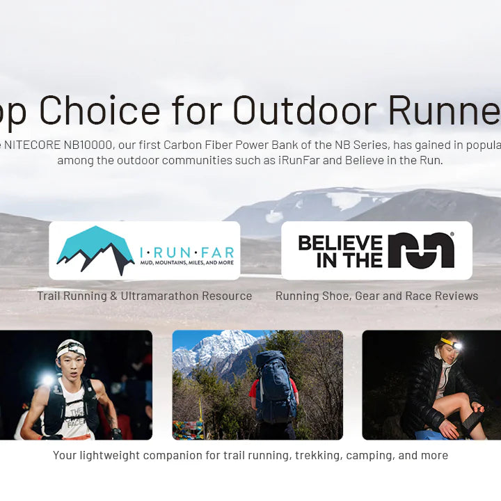 NITECORE NB10000 GEN 3 Carbon Fiber Energy Brick (10,000mAh 3A GEN3)