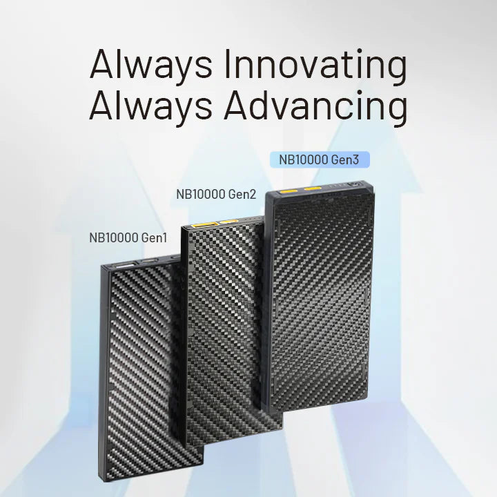 NITECORE NB10000 GEN 3 Carbon Fiber Energy Brick (10,000mAh 3A GEN3)