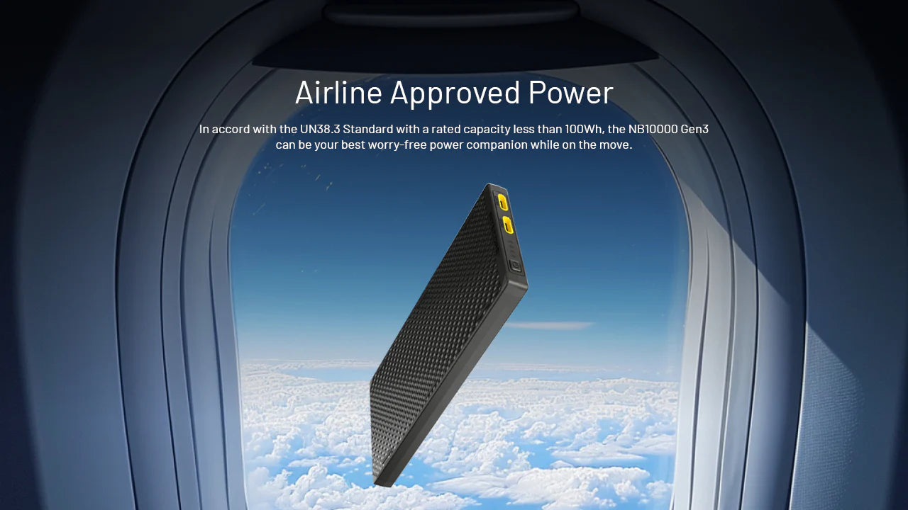NITECORE NB10000 GEN 3 Carbon Fiber Energy Brick (10,000mAh 3A GEN3)