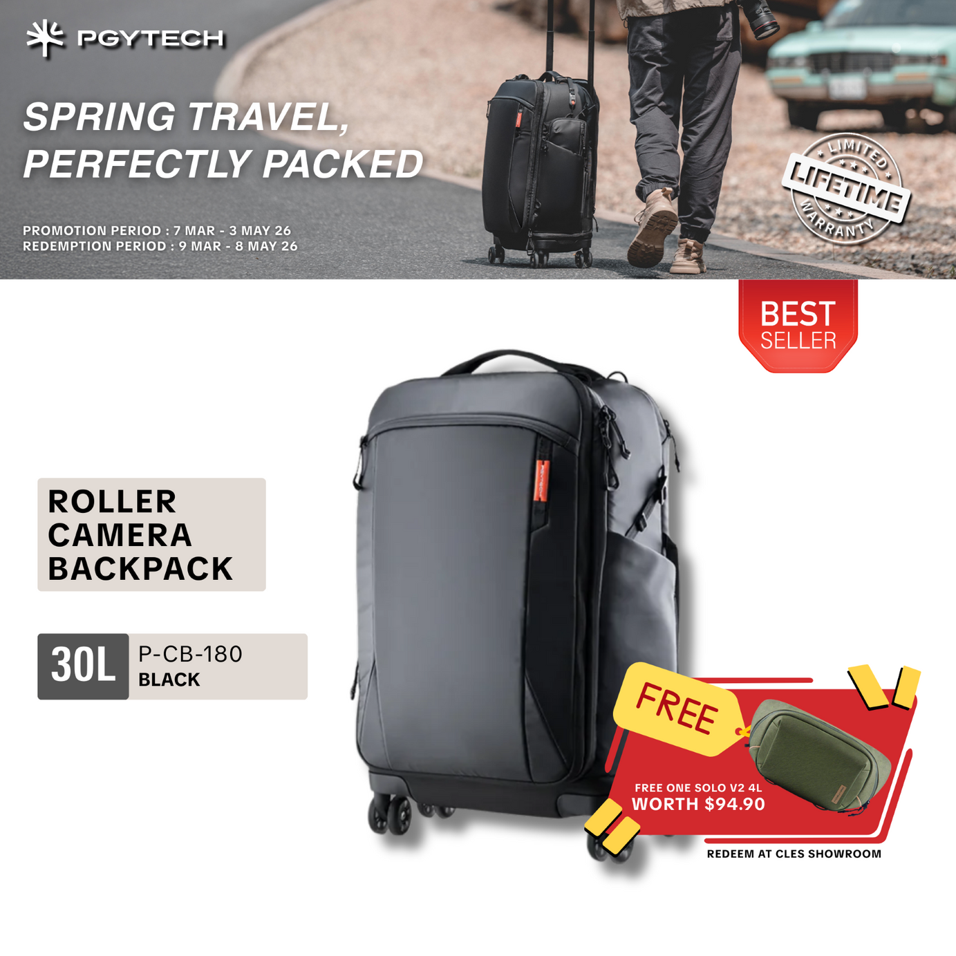 PGYTECH Roller Camera Backpack