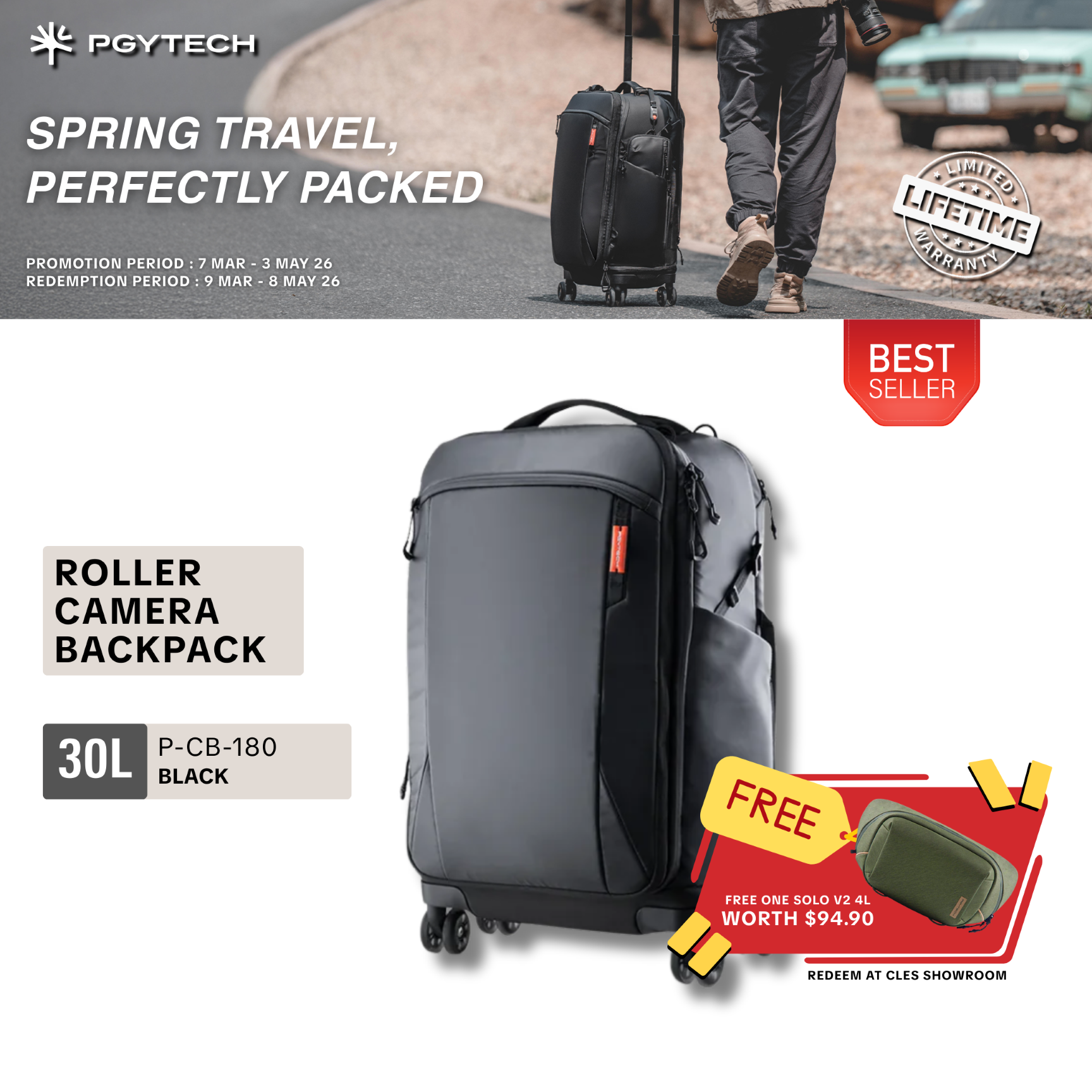 PGYTECH Roller Camera Backpack