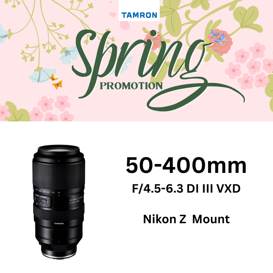 A067Z | Tamron 50-400mm F/4.5-6.3 Di III VC VXD for NIKON Z