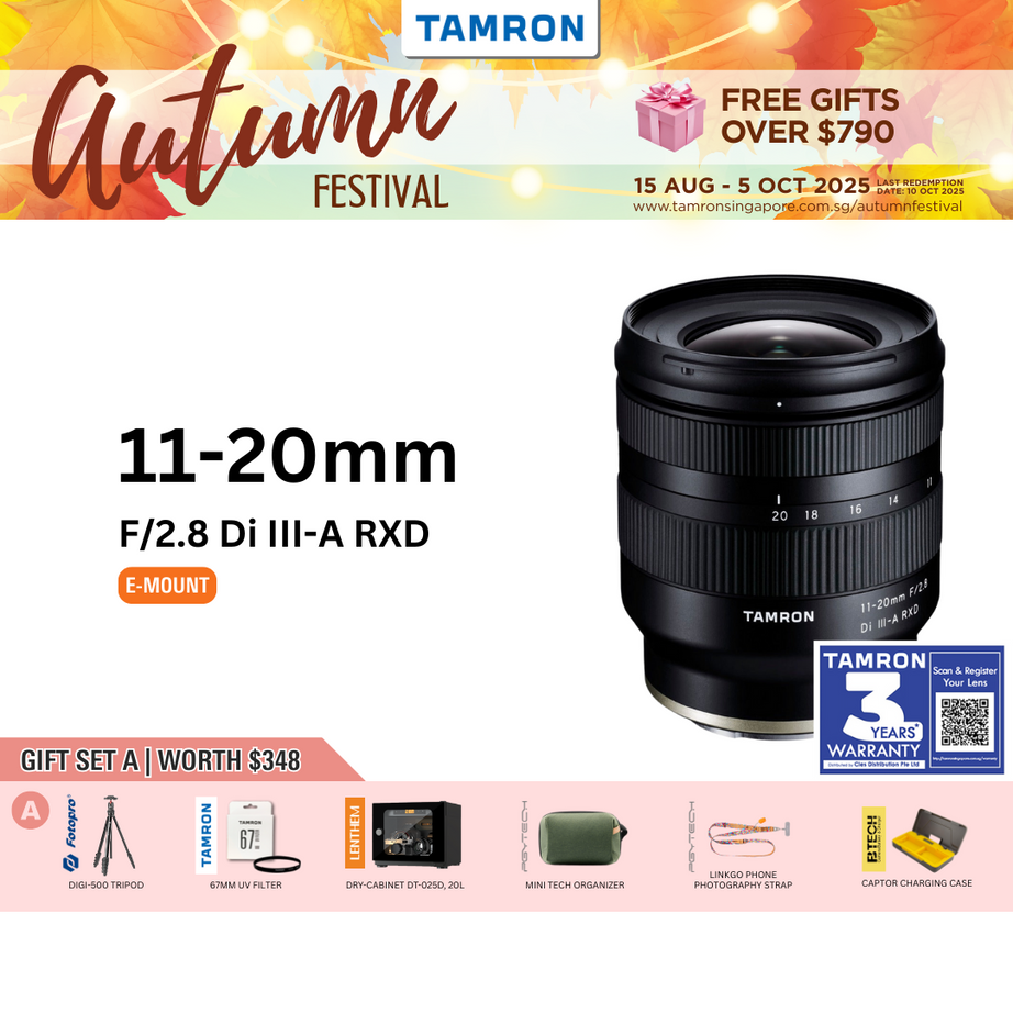 B060S | Tamron 11-20mm F/2.8 Di III-A RXD (APS-C Mirrorless) for SONY E