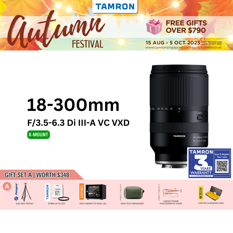B061X | Tamron 18-300mm F/3.5-6.3 Di III-A VC VXD for FUJIFILM X