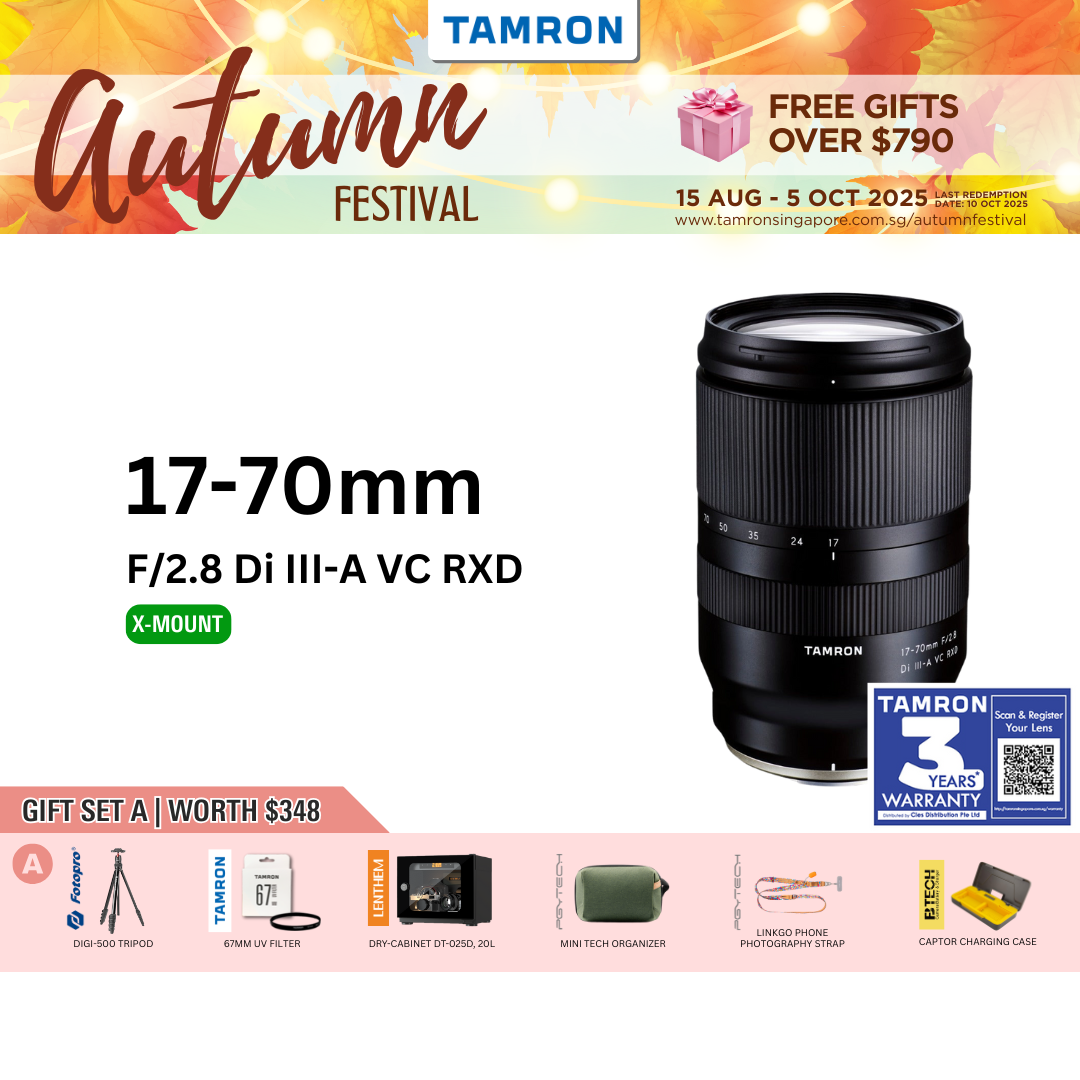 B070X | Tamron 17-70mm F/2.8 Di III A VC RXD for Fujifilm X (APS-C)  for FUJIFILM X